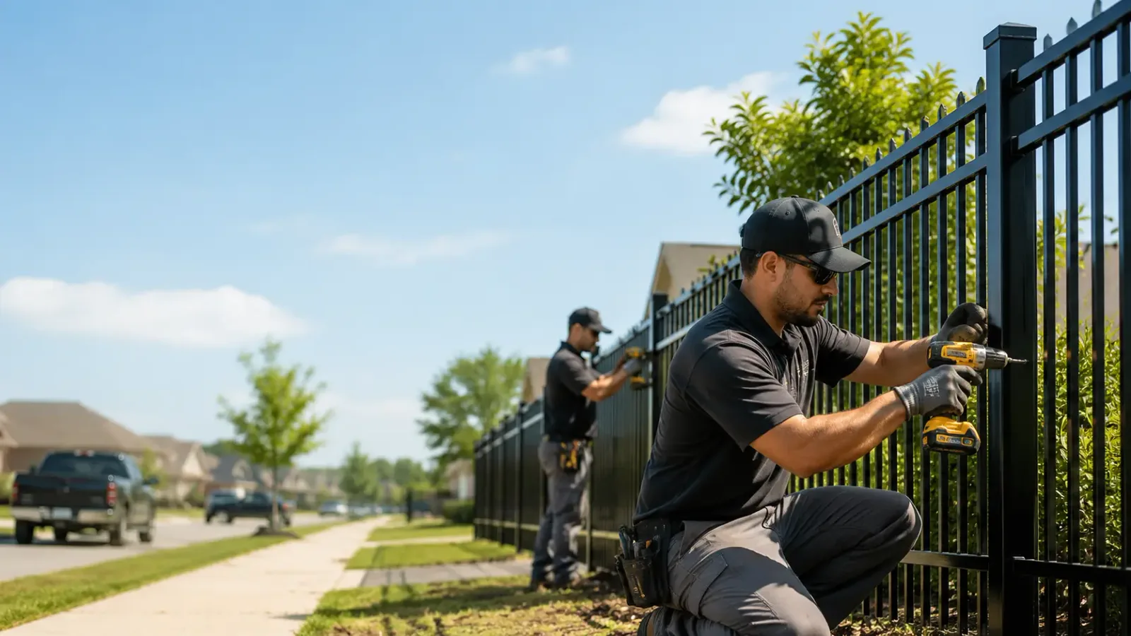 Metal Fence Installation in College Corner, OH